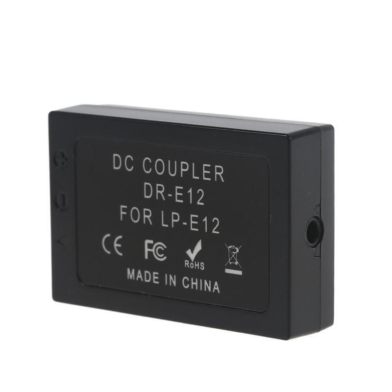 Type-C to LP E12 DC Coupler Dummy Battery Camera Power Cable for M2 M10 M50
