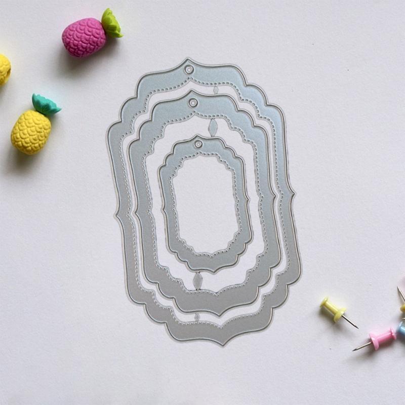 Delicate Frame Metal Cutting Dies for DIY Cards Making Journaling Decorations