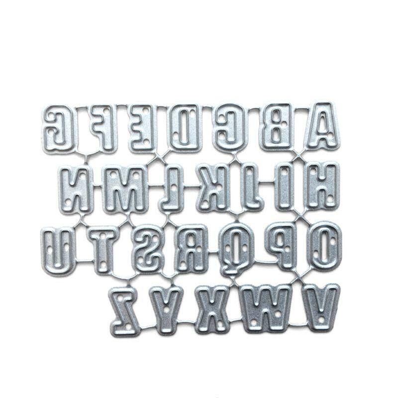 Alphabet Letter Metal Cutting Dies Stencil Scrapbooking DIY Album  Paper card