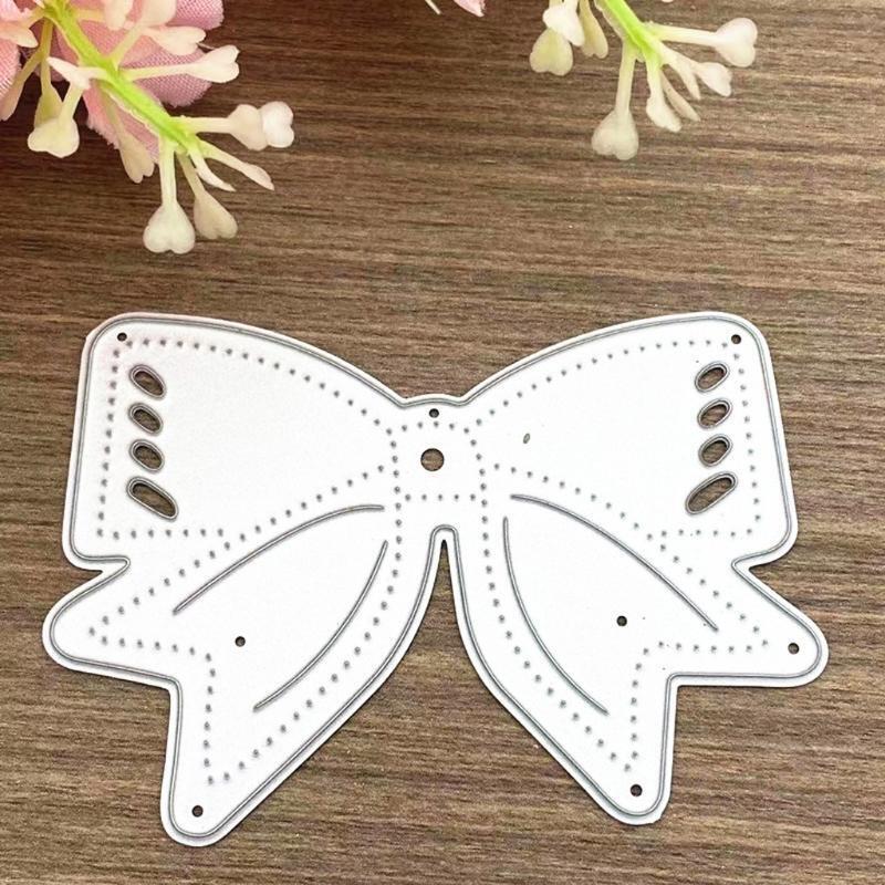 Bow Metal Cutting Dies Stencil DIY Scrapbooking Album Paper Card Template Mold
