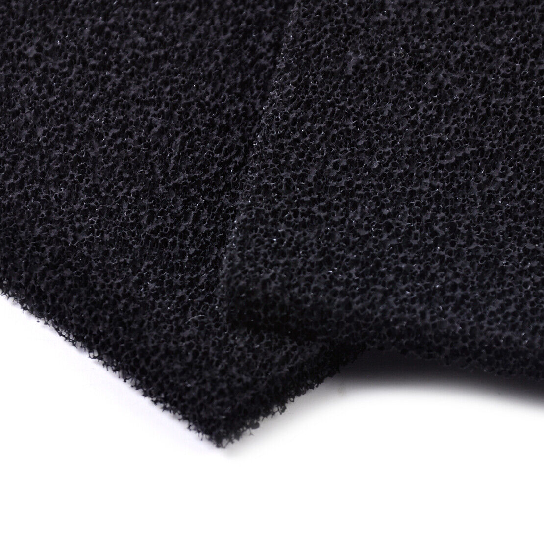 2x Universal Black Activated Carbon Foam Sponge Air Filter Tank Pad 13x13x1cm Li