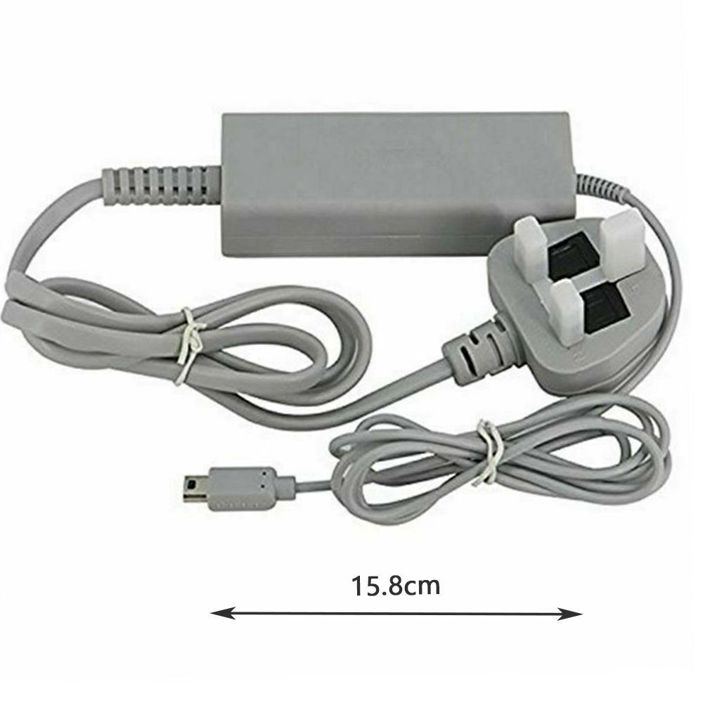 Power Supply Adapter Overload Protection Charging CableFor Nintendo Wii U