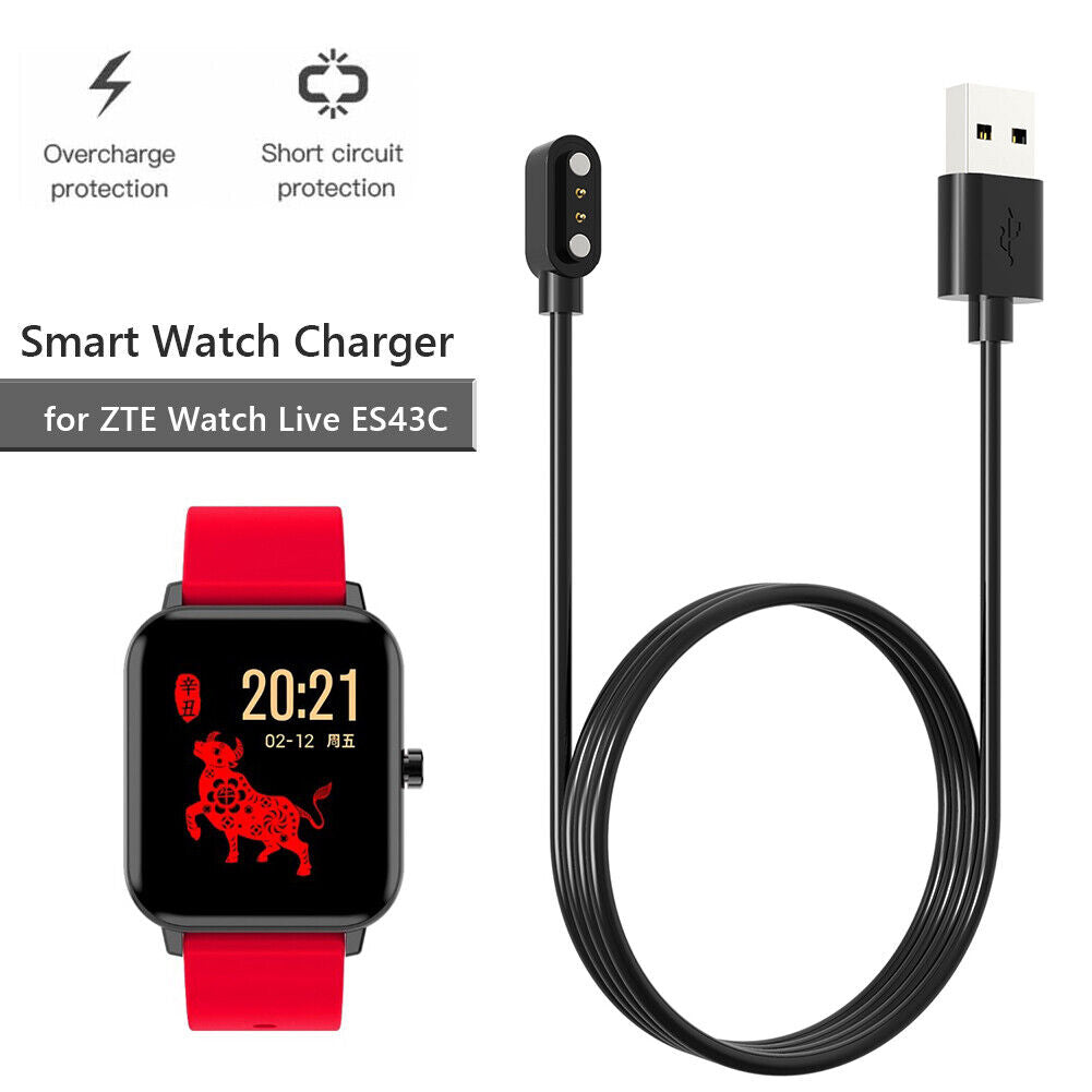 Smartwatch USB Charging Cable for ZTE Watch Live ES43C Watch Magnet Charger