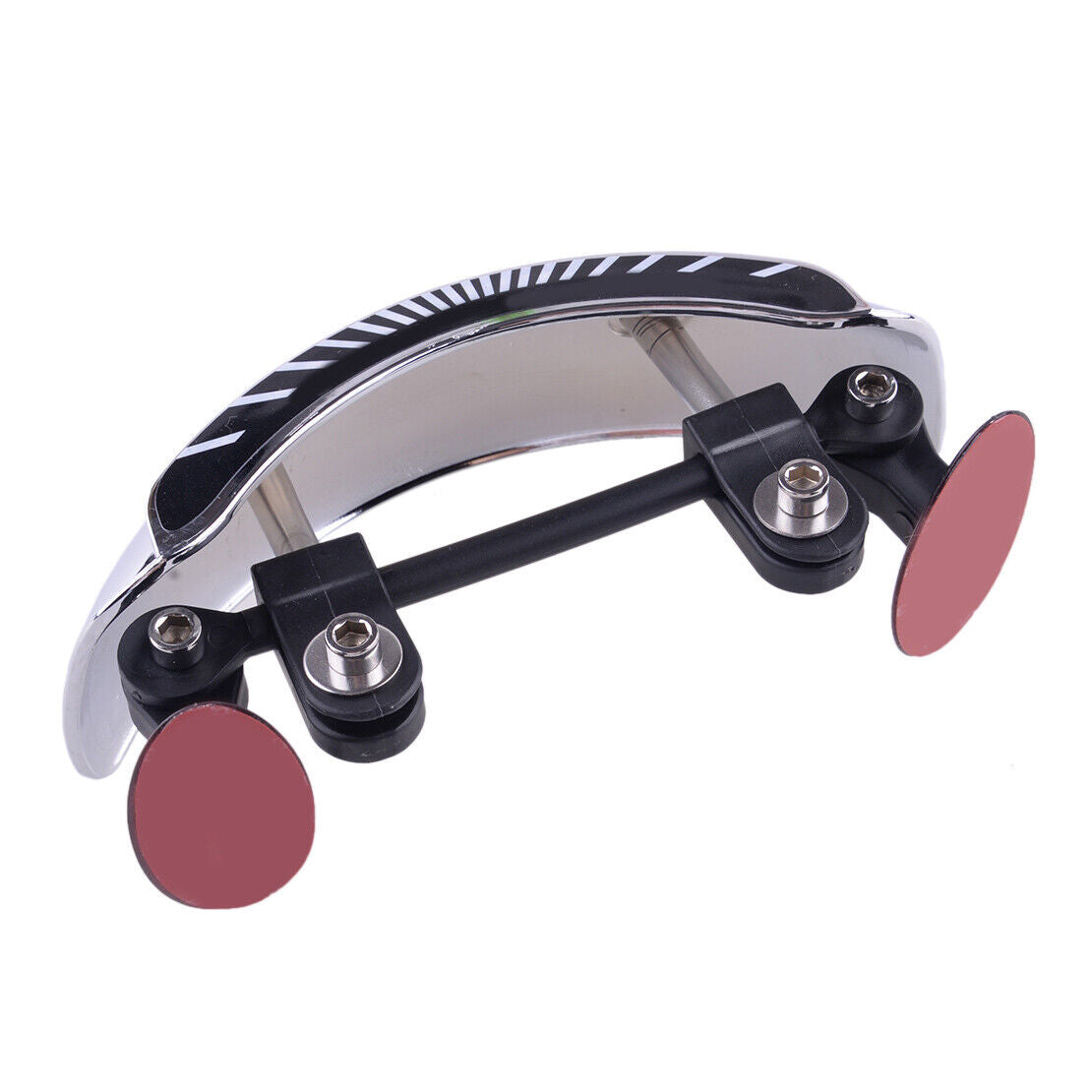Motorcycle 180° Wide Angle Windshield Rearview Mirror Blind Spot Mirror Safety