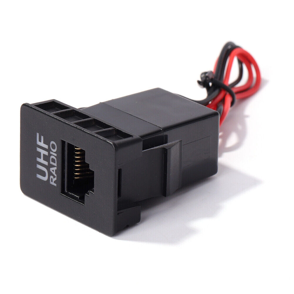 Dash Switch Panel RJ45 Microphone Socket UHF Radio Pass Through Connector