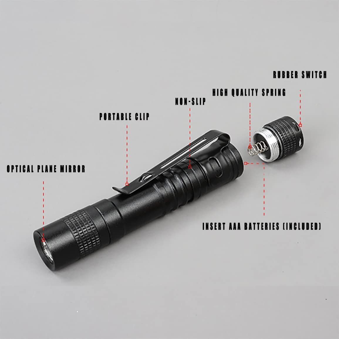 Battery-Powered Pen Light Pen Flashlight Handheld Super Mini Penlight Pen light