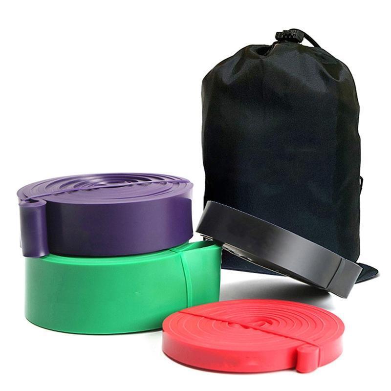 4 Pcs Resistance Exercise Rally Bands Stretching Strength Training Flexbands