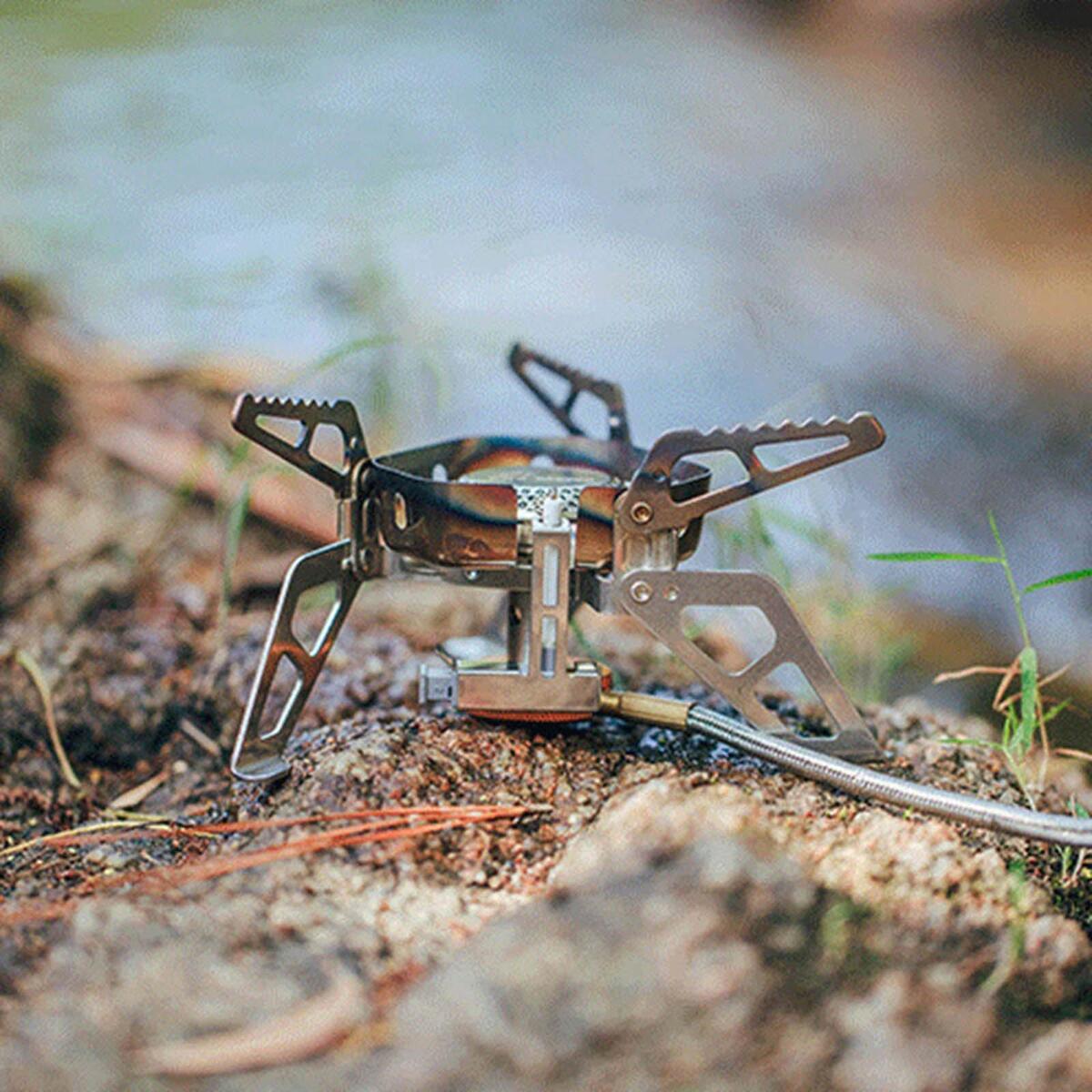 2600W Camping Gas Stove Windproof Camp Stove for Outdoor Backpacking Travel