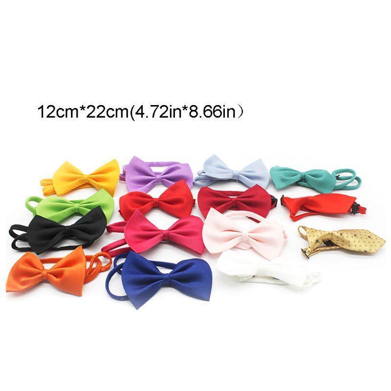 30PCS Soft Dog Bow Ties Cute Adjustable Puppy Cat Bowties Collar Pet Party Decor