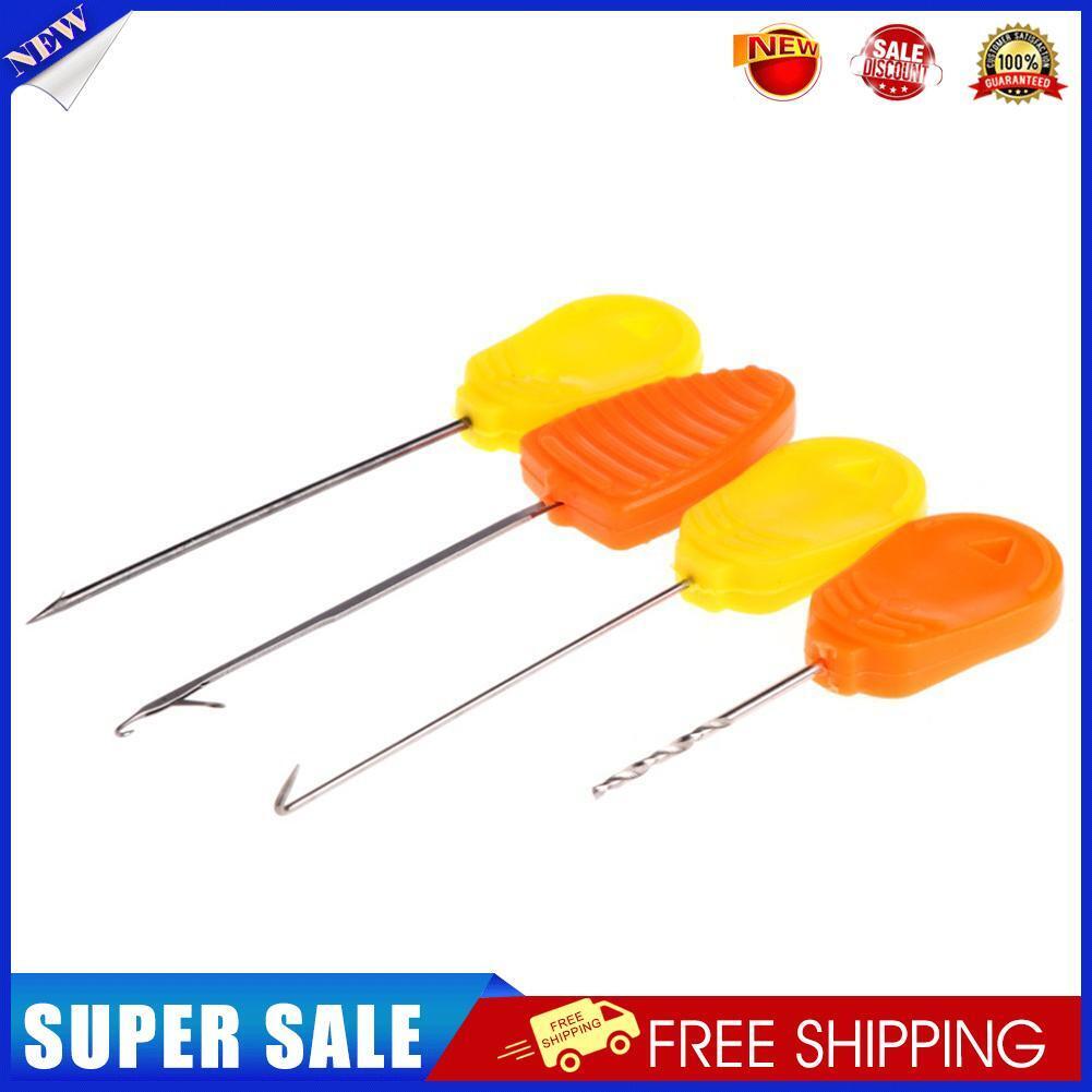 4pcs Carp Fishing Boilies Bait Drill Gate Baiting Needles Rigging Tackle