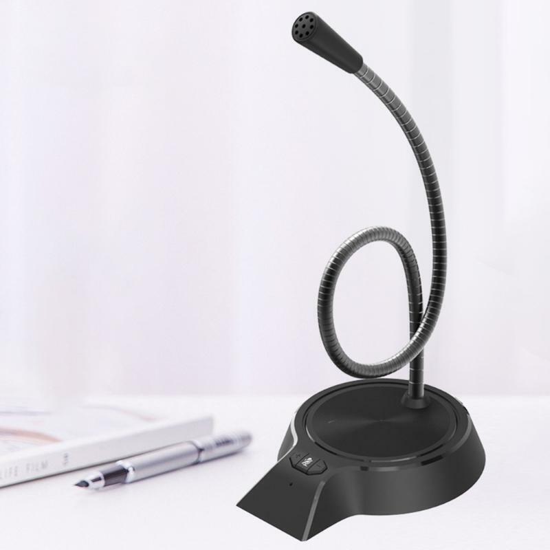 Multipurpose Computer USB Microphone Plug and Play Gaming Mic for Desktop Laptop