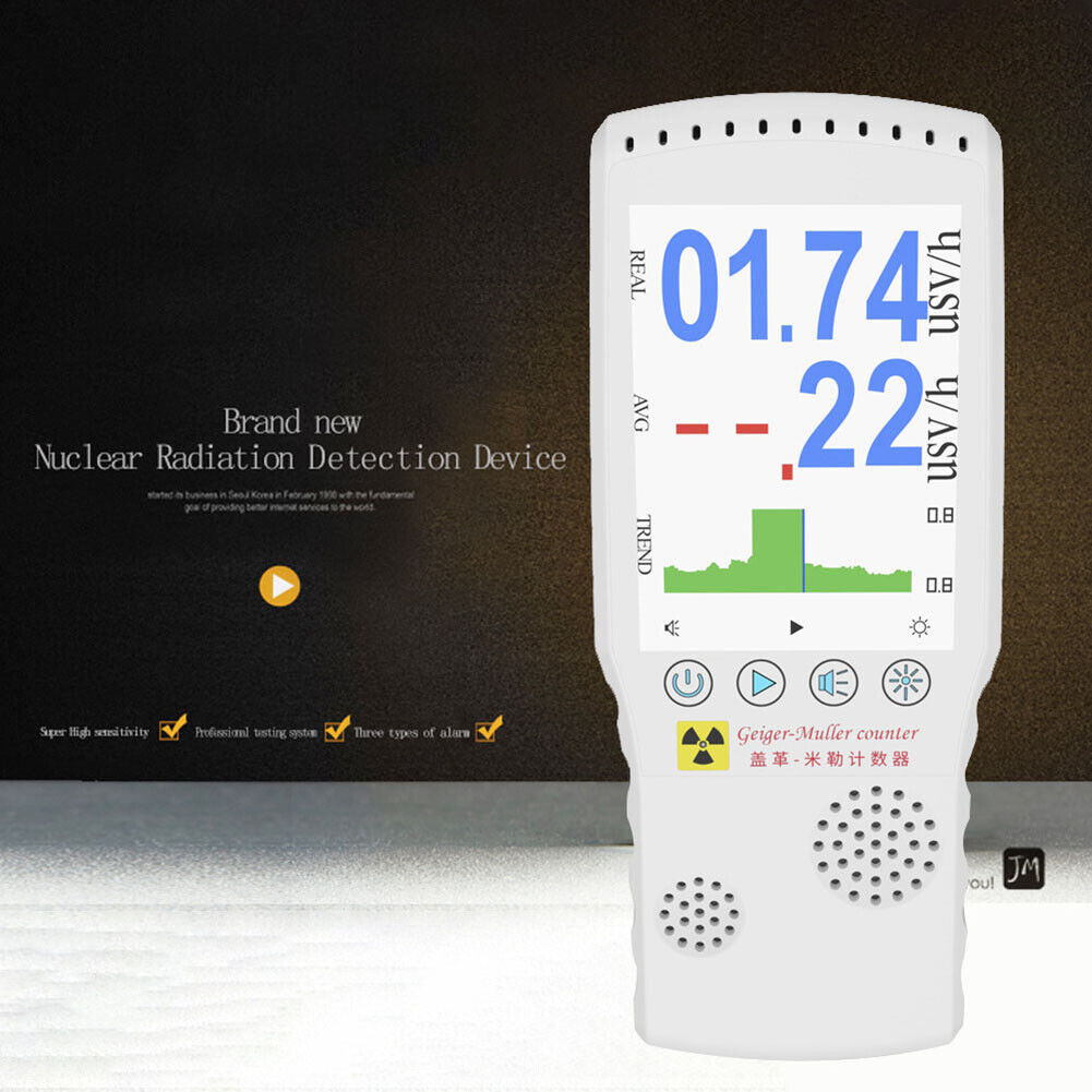 Geiger Counter X-ray Beta Gamma Electromagnetic Nuclear Radiation Alarm