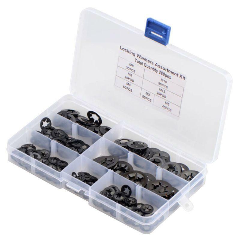 Push-on Locking Washer Fastener Internal Tooth Starlock  M3 M4 M5 M6 M8 M10 M12