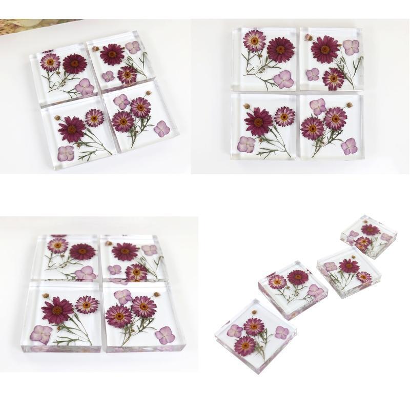 Crystal Epoxy Mold Rectangular Square Tray Mold Fruit Storage Plate Decor Mold