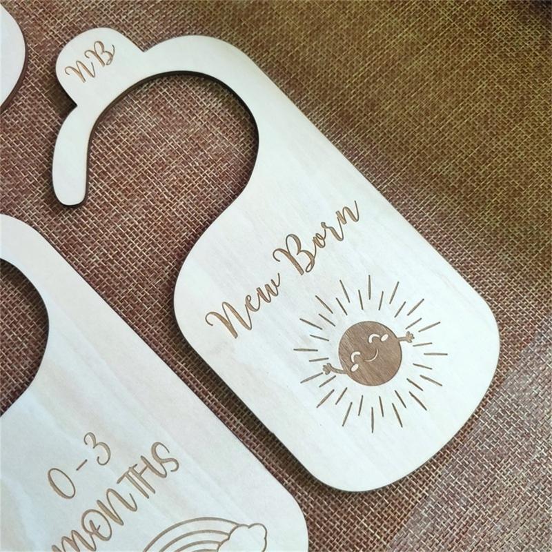 7Pcs Baby Closet Dividers Cartoon Newborn to 24 Months Nursery Clothes Organizer
