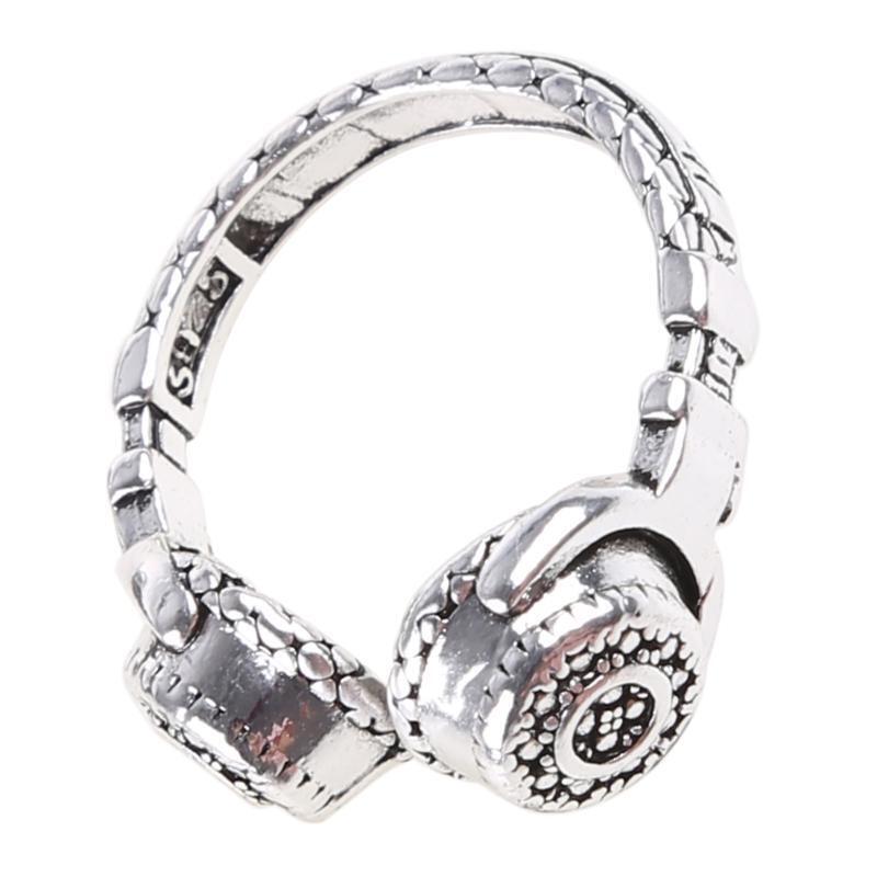 Niche Design Creative Cool Earphone Ring INS Trendy Cold Wind Index Finger Ring