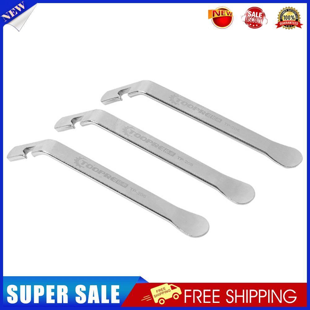3pcs Curved Stainless Steel Bike Bicycle Tire Levers Remover Repair Tools