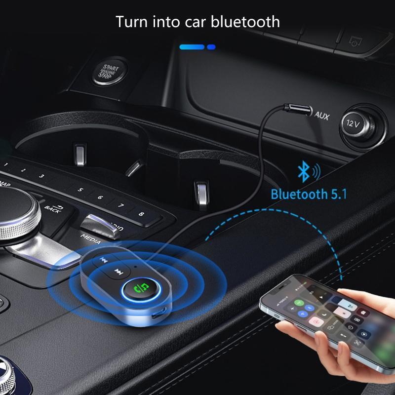 FM Transmitter Receiver Bluetooth-5.0 Radio USB Handsfree Car Wireless Aux Audio