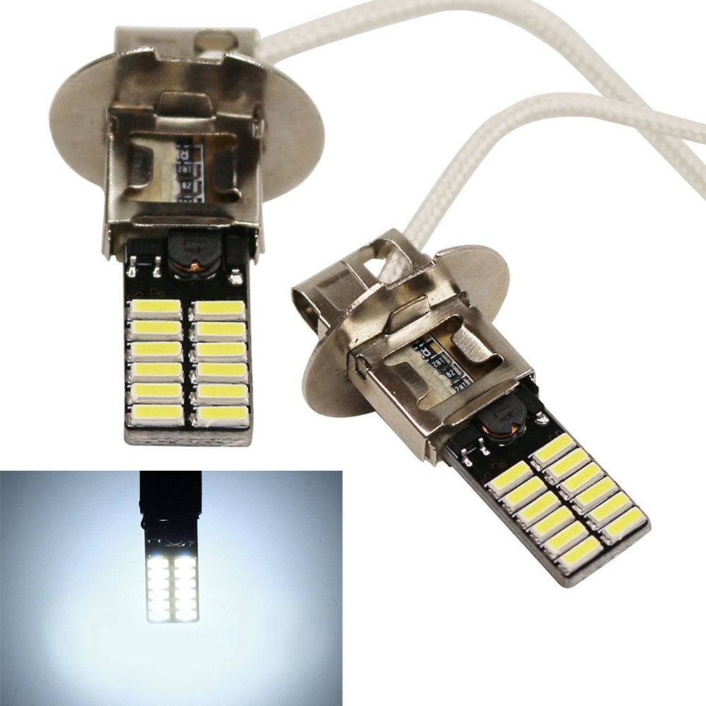 Vehicle High Quality Super Bright LED White Head Bulb Car Fog Light DRL Lamp