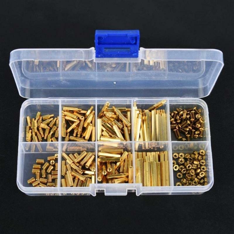 320 Pcs M2 Standoff Screw Nut Threaded Pillar PC-B Motherboard Assortment Kit