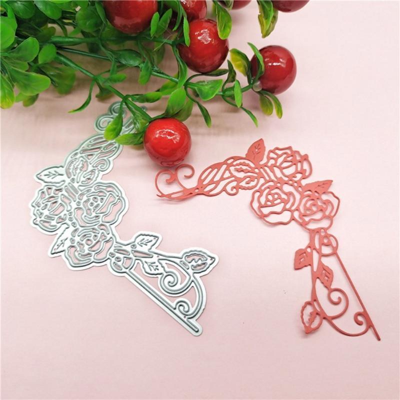 Flower Vine Metal Cutting Die Plant Decorative Die Cuts Embossing Template