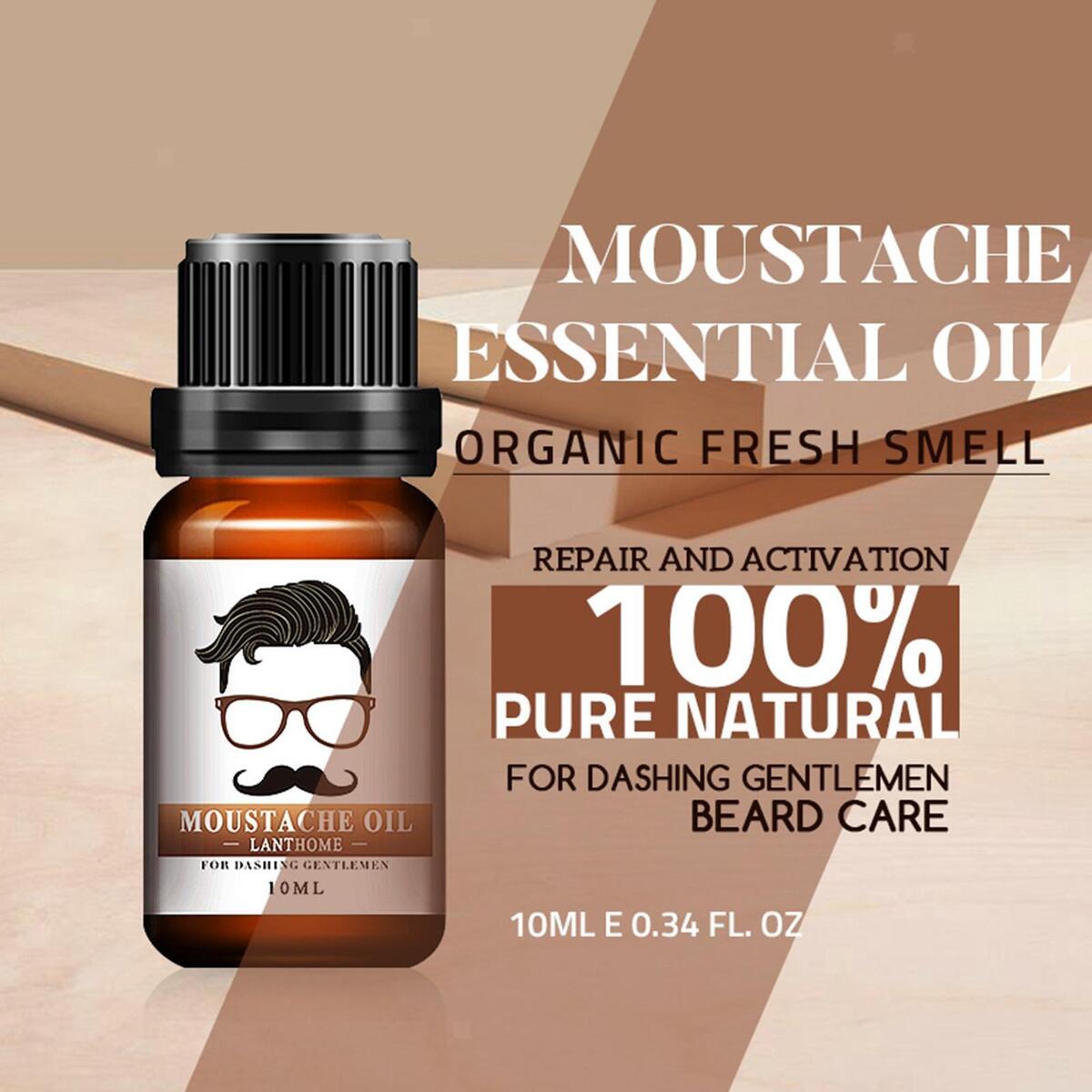 1 Bottle 10ml Tame Spray Beard Oil Beard Conditioner Freshly Scent for Man