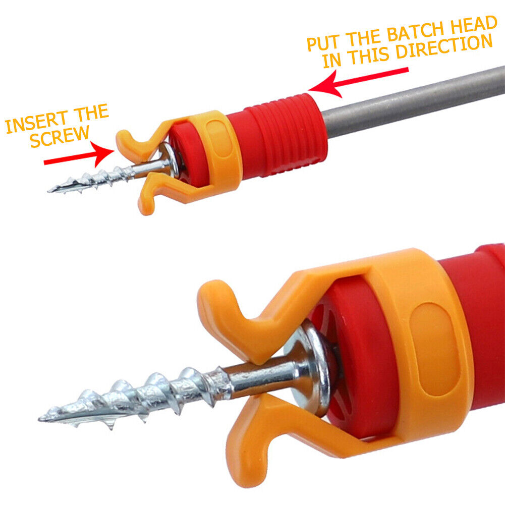 Woodworking Portable Drill Screw Holder Bit Jig Fastener Clip Clamper Fixer