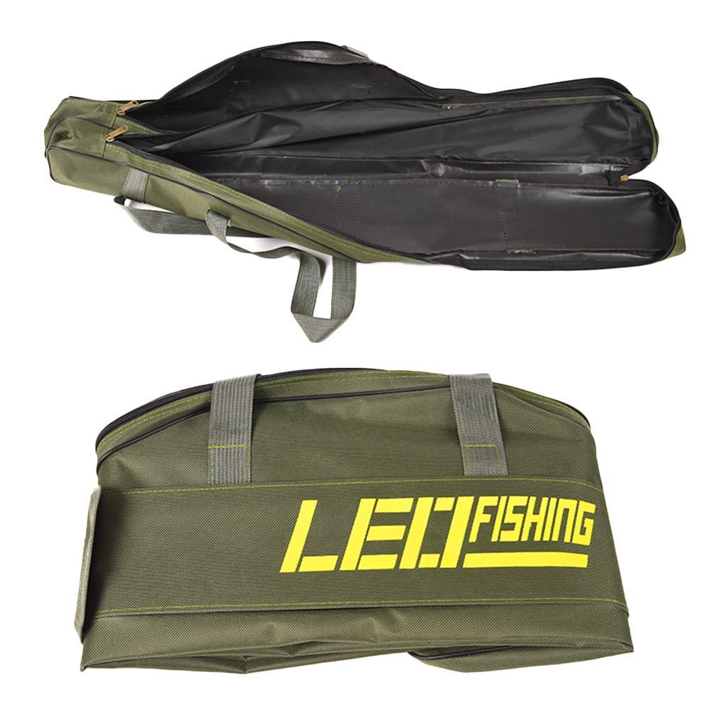 Military Hiking Fishing Rucksack Backpack Cylindrical Case Bag Fishing Gear Bag