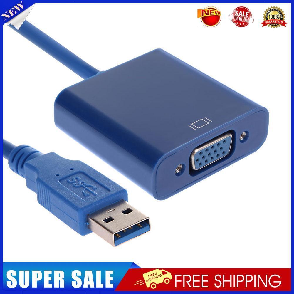 USB 3.0 to VGA 1080P Adapter Converter External Video Graphic Card with CD