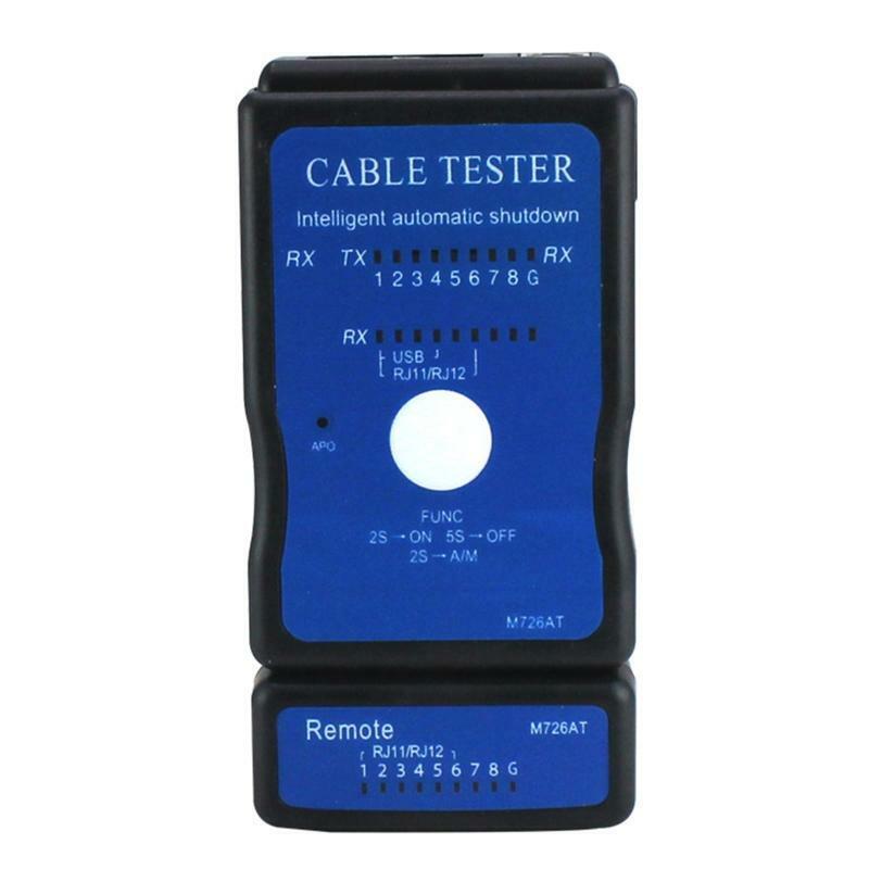 Multifunctional RJ45 Cable Testers Fast Testing without Wait Sturdy Cable Tester