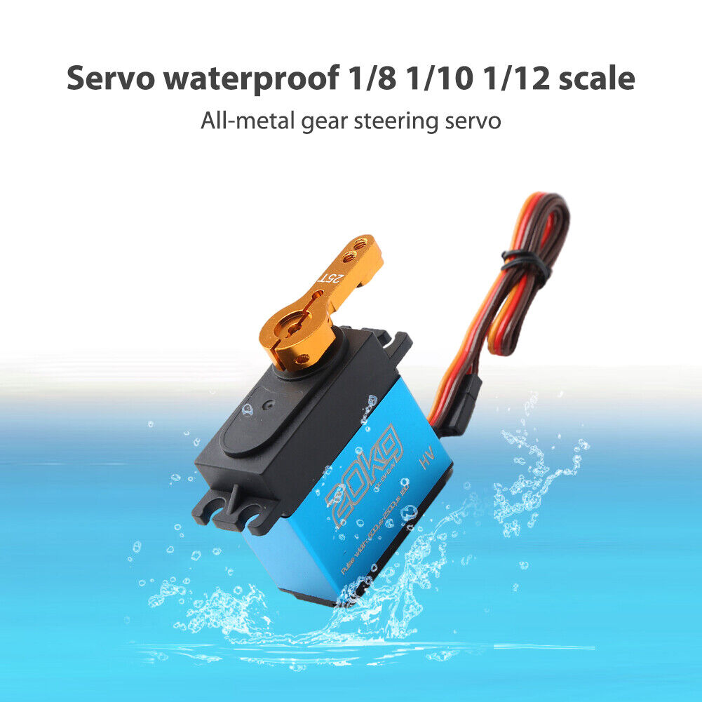 20kg Adjustable Digital Servo 180 Degree Stainless Steel Gear Servo Arm