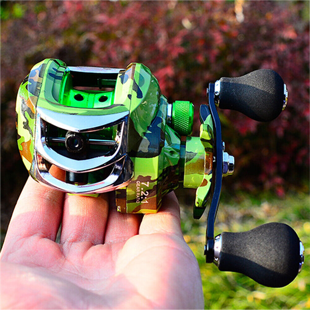 DW125 Baitcasting Reel 10kg Max Drag 18+1 BBs Fishing Reel (Right Hand)