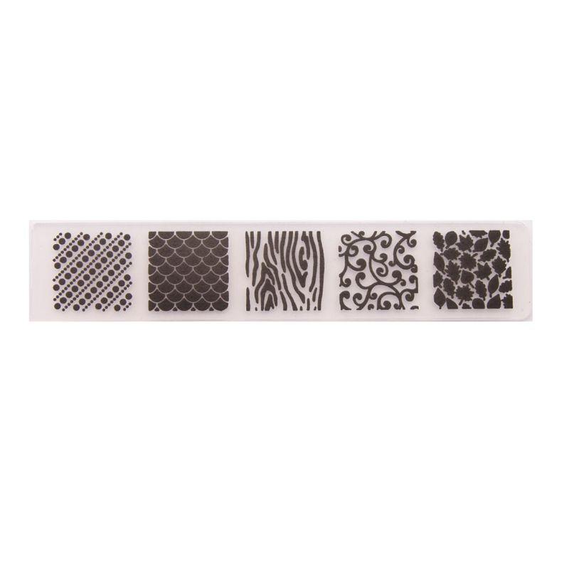 Dot Leaf Plastic Embossing Folder Stencil Template DIY Scrapbook Album Making