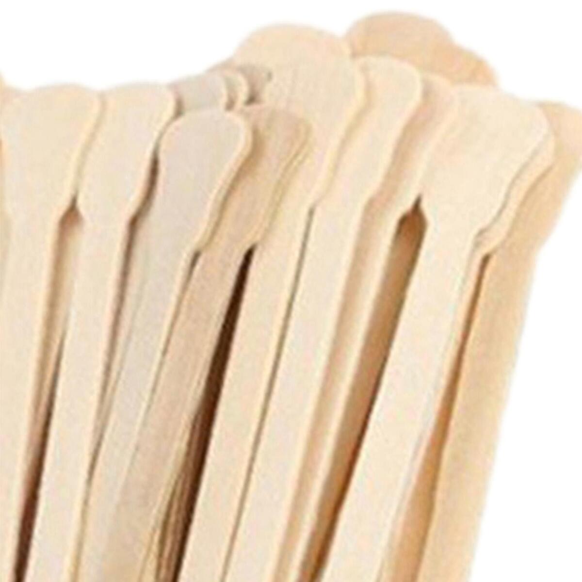 100Pcs Wooden Wax Sticks Multifunctional Wax Bean Accessories for Home Use