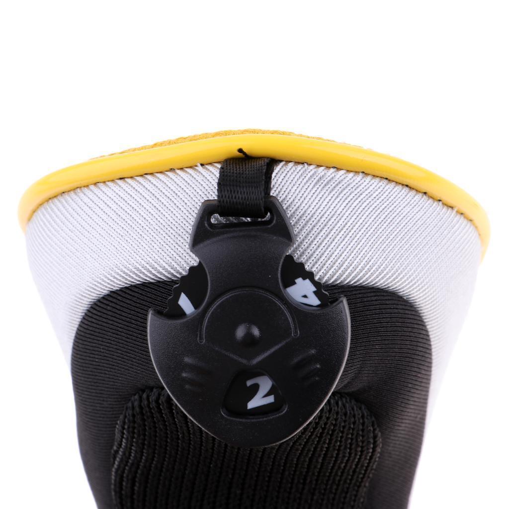 2x Golf Hybrid Utility Club Headcover Head Cover & No. Interchangeable Tag
