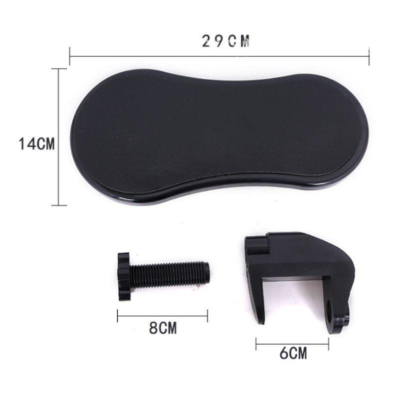 Aluminum Alloy Rotating Wrist Rest, Padded Armrest Ergonomic Arm Rest Support