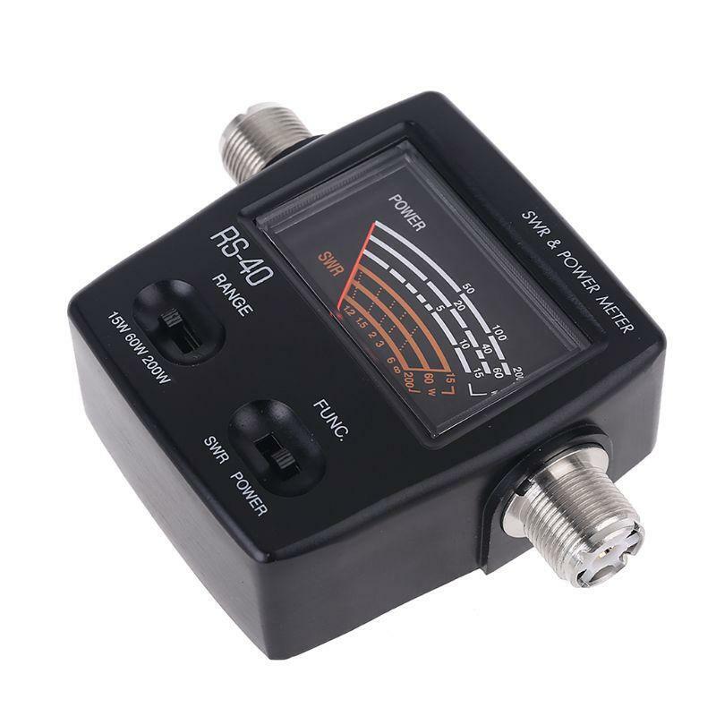 NISSEI RS40 Power SWR Meter RS-Measurable Up to 200W Power Range with Adapter