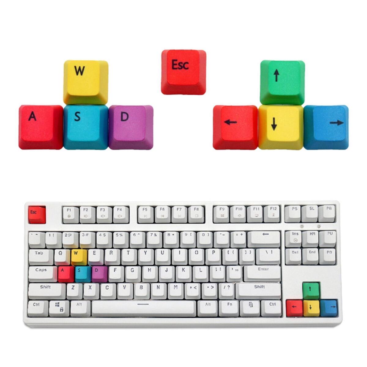 Upgraded PBT Pudding Keycaps Keycap for Mechanical Keyboards Gaming Keyboard