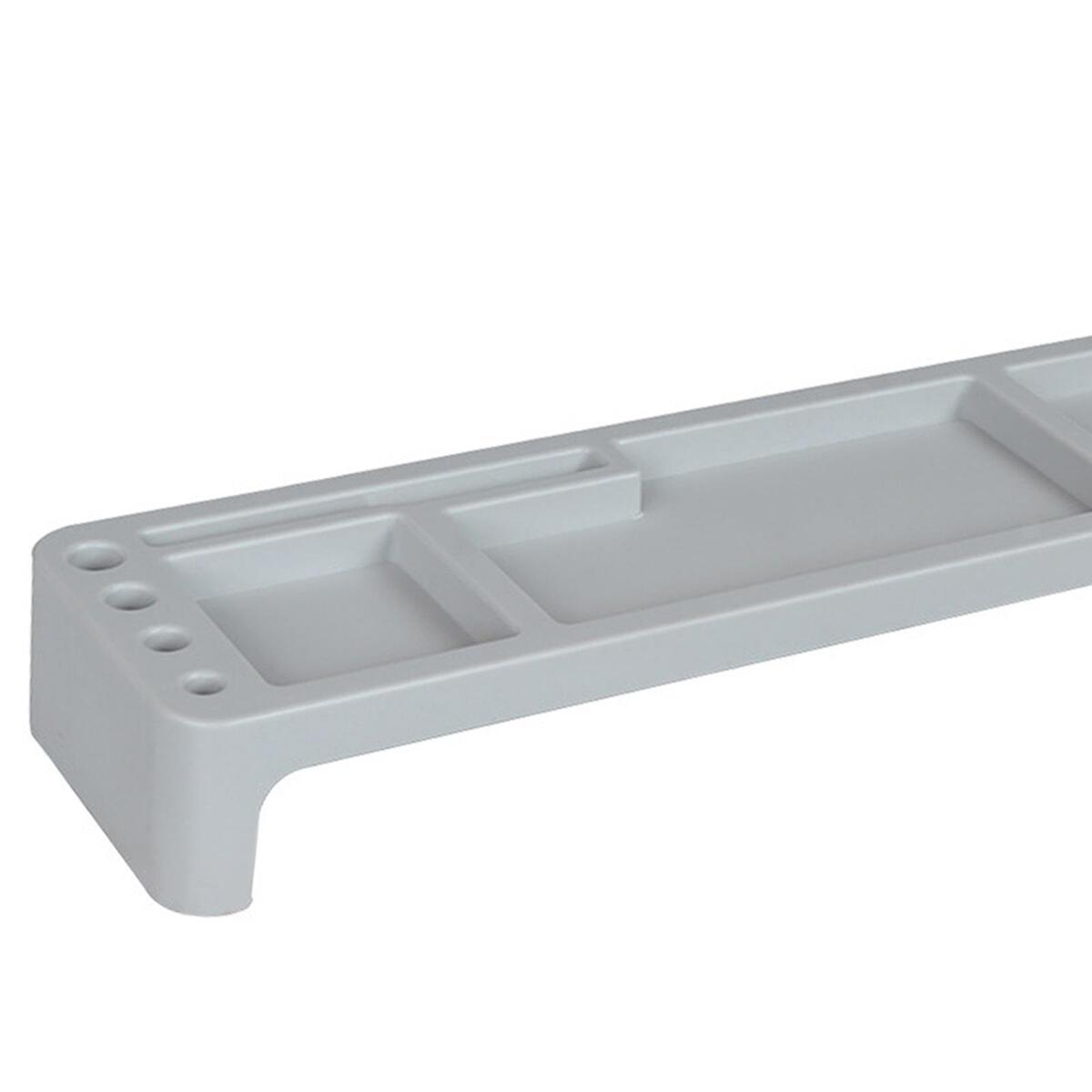 Desk Organizer Keyboard Commodity Shelf Holder for Office Accessories Gray