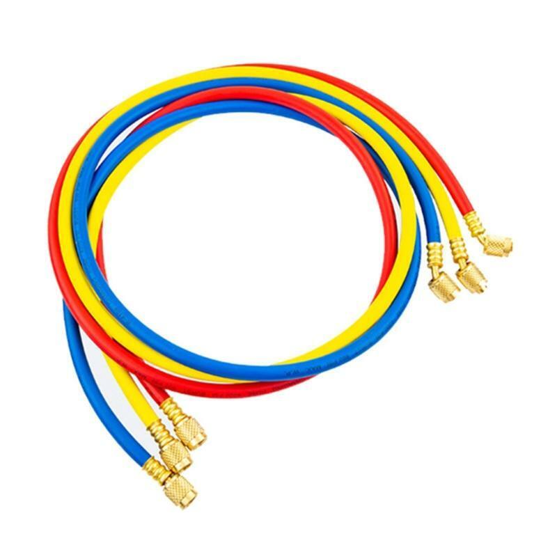 3 Color Refrigerant Tube A/C Charging Hose for Refrigerant R12 R22 R134A 404