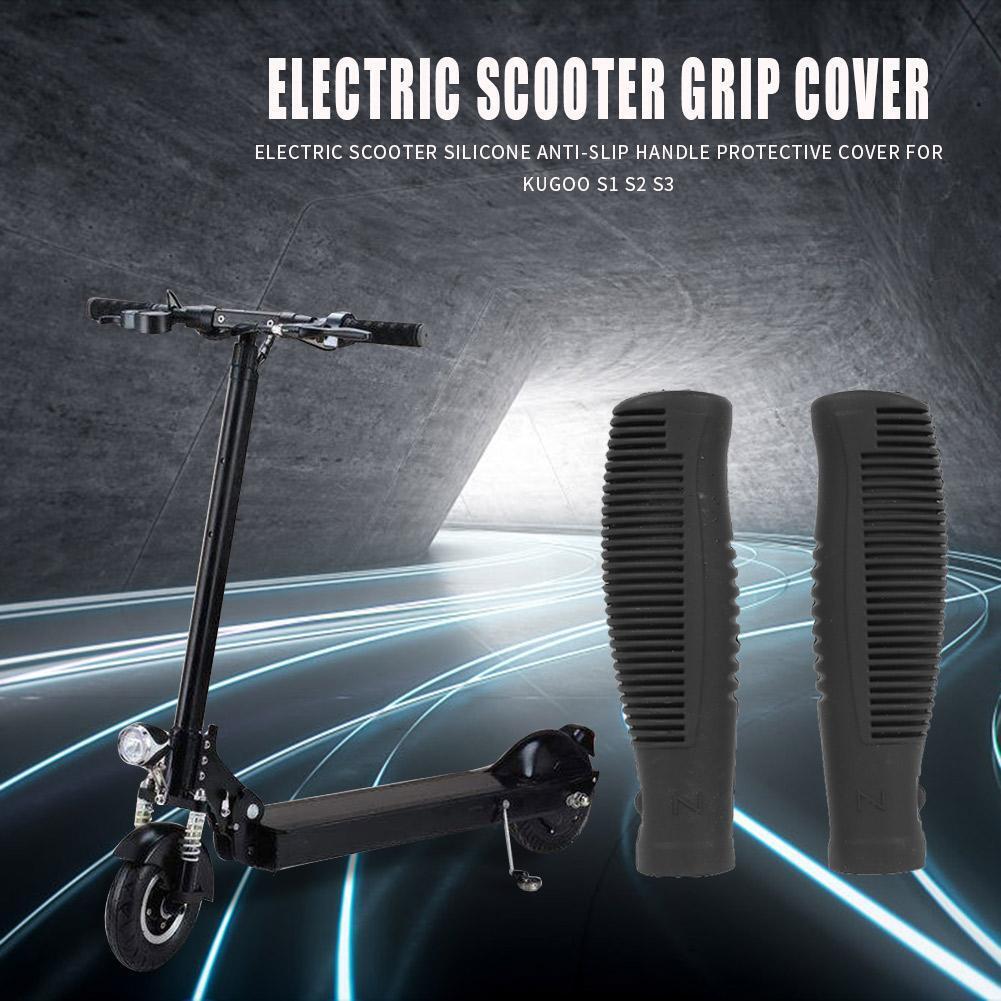 2pcs Electric Scooter Silicone Anti-slip Handle Cover for Kugoo S1 S2 S3