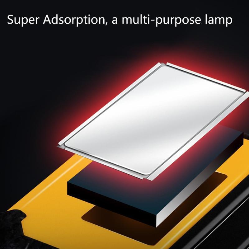 LED COB Rechargeable Magnetic Torch Flexible Inspection Lamp Cordless Work Light