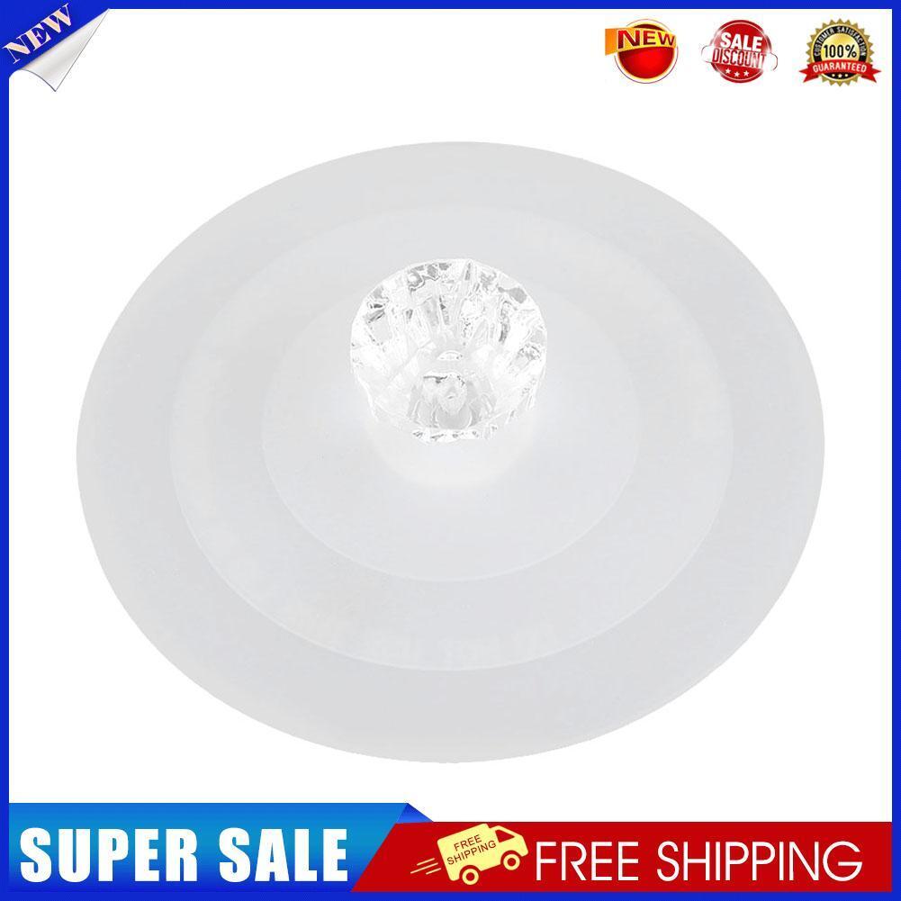 Lace Anti-dust Leakproof Diamond Silicone Cup Lid Seal Cover(Transparent)