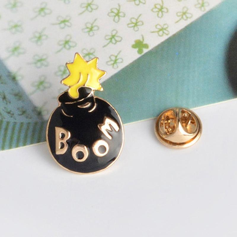 7pcs Pizza Hamburger Hot Dog Poached Eggs Dice Bombs Brooches Fast Food Jewelry