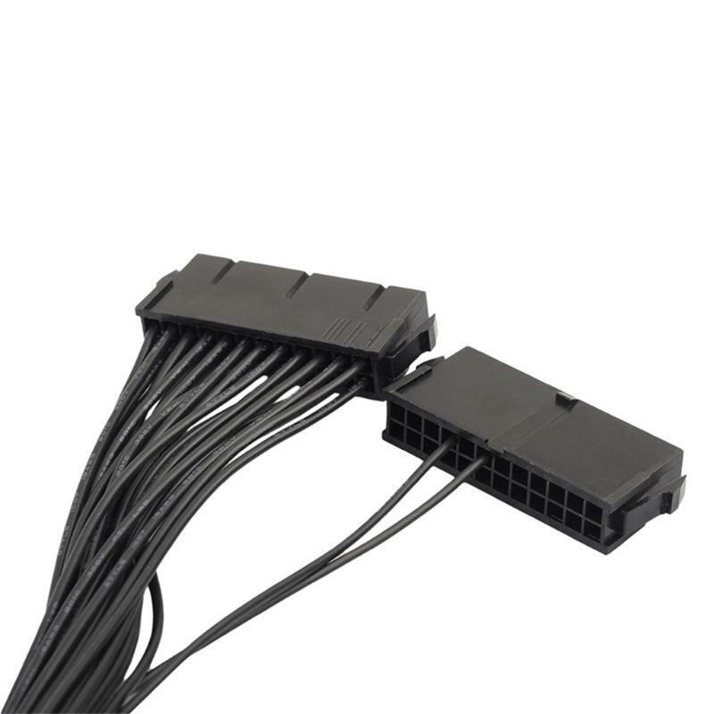 24 Pin to 24(20+4) pin Computer Motherboard Adapter Connector Power Su