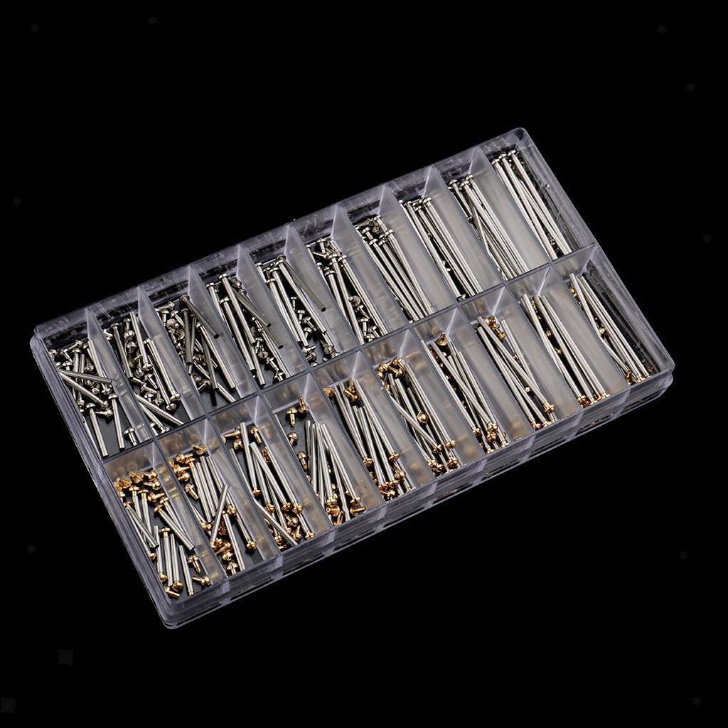 Assortment Tube Friction Pin Clasps Straps Bracelets Rivet Ends 10mm-28mm