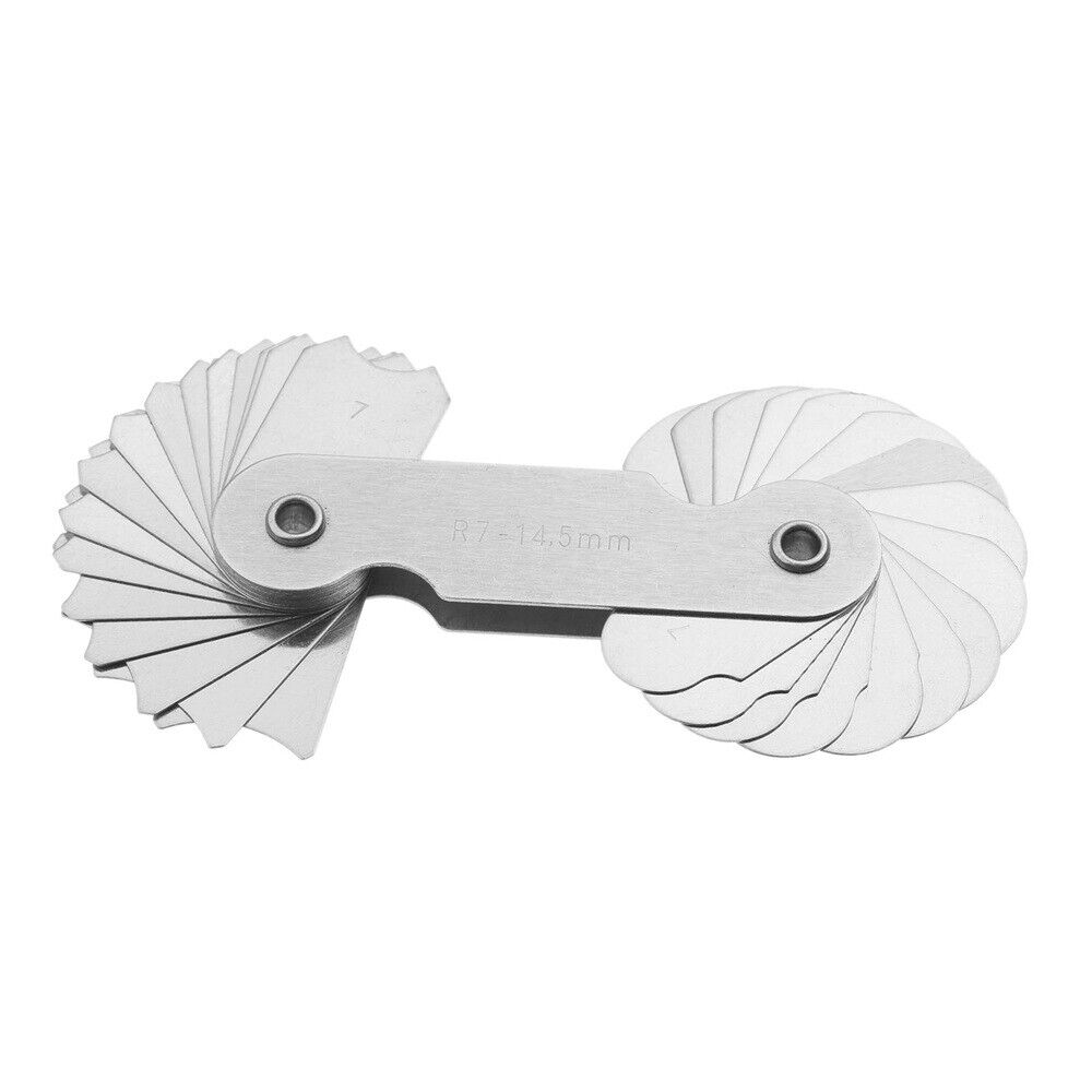 Professional Folding 32 Blade R7-14.5mm Radius Gauge Gage Measure Measuring Tool