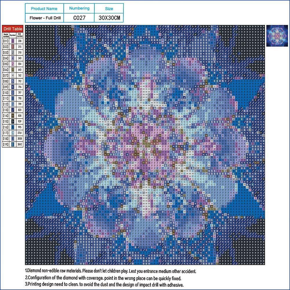 Dreamy Flower 5D Full Drill Diamond Paint Embroidery DIY Cross-stitch Decor