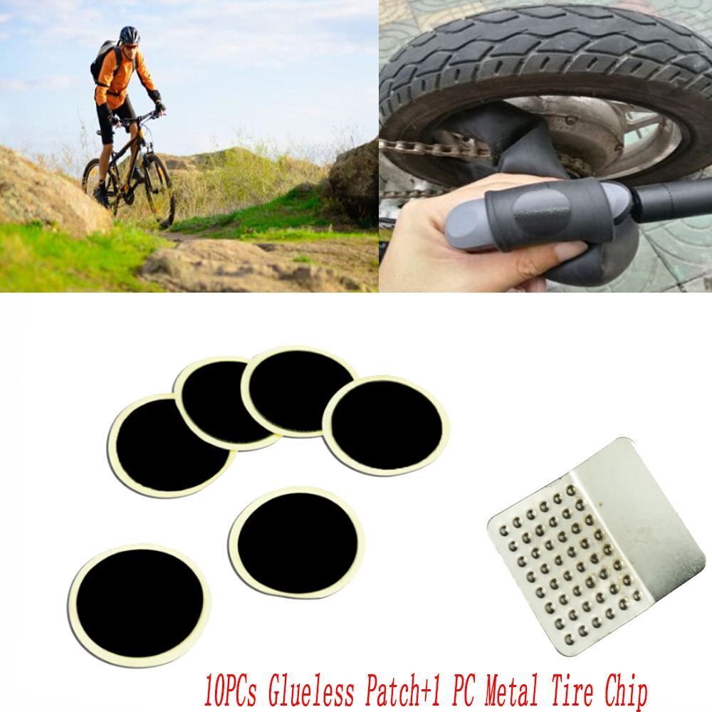 Tyre Protection Cycling Mend No-glue Bicycle  Fix Repair Tool Bike Tire Patch