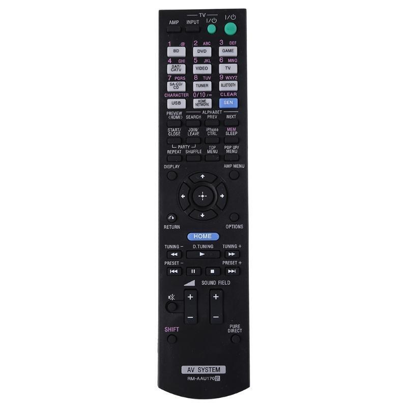 Replaced Remote Control for  RMAAU170 STR-DN840 STR-DH550 RM-AAU169 STR-DH740